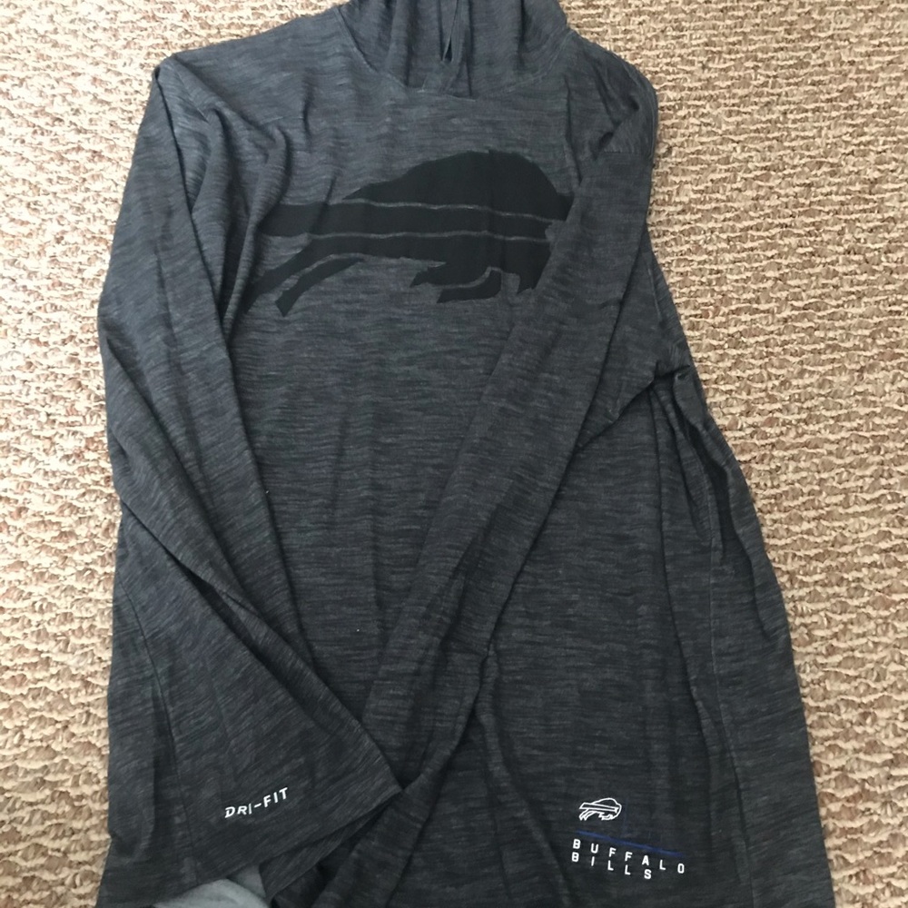 Buffalo Bills long sleeve hooded T-shirt